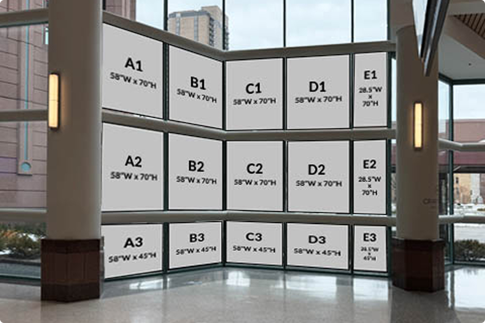 Window cling area #2 rendering